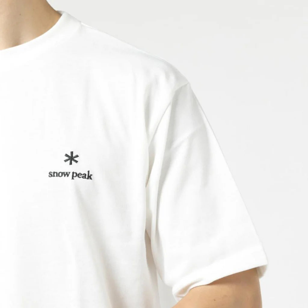 Snow Peak One Point Logo T-Shirt - Black