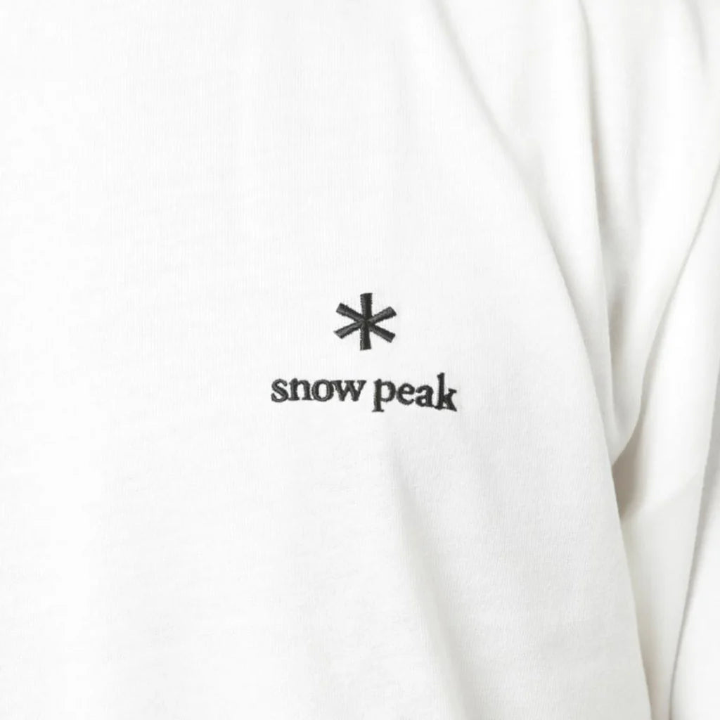 Snow Peak One Point Logo T-Shirt - Black