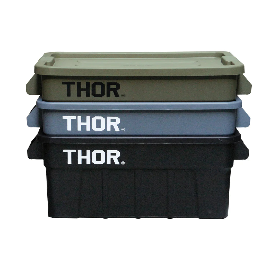 Thor Tote Box With Lid 53L - Olive Drab