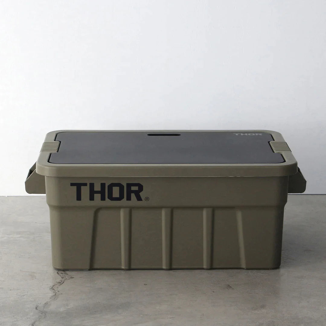 Thor Tote Box With Lid 53L - Olive Drab