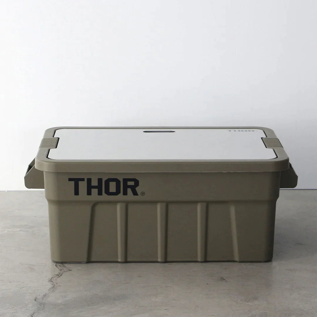 Thor Tote Box With Lid 53L - Olive Drab