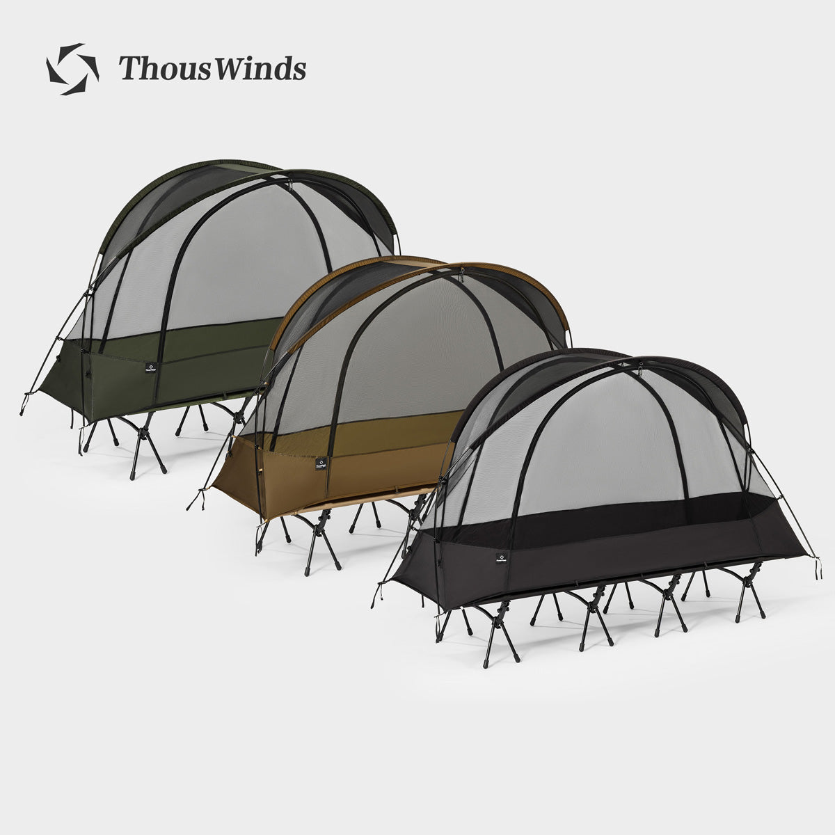 Thous Winds Scorpio 1 person Mesh Tent - Black