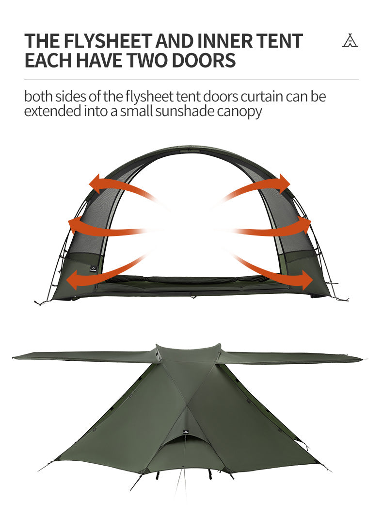 Thous Winds Scorpio Outer Tent - Olive Green