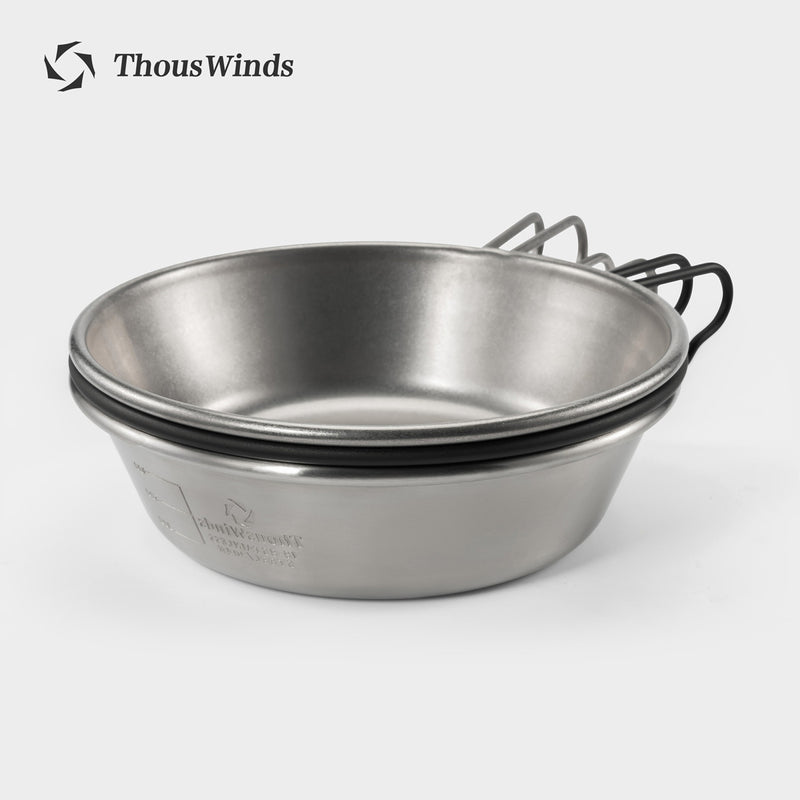 Thous Winds 1.3L Stainless Steel Sierra Bowl - Vintage Silver