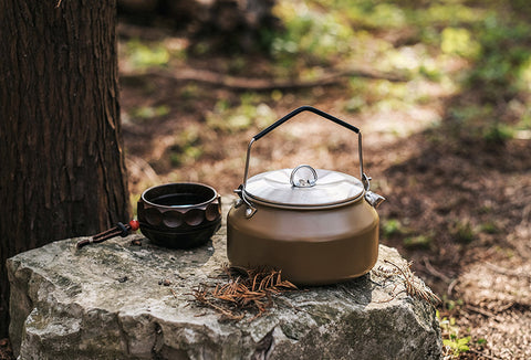 Thous Winds  1L Stainless Steel Kettle - Vintage Silver