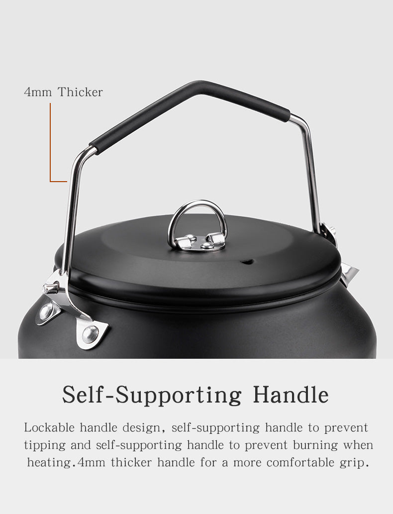 Thous Winds 1L Stainless Steel Kettle - Silver