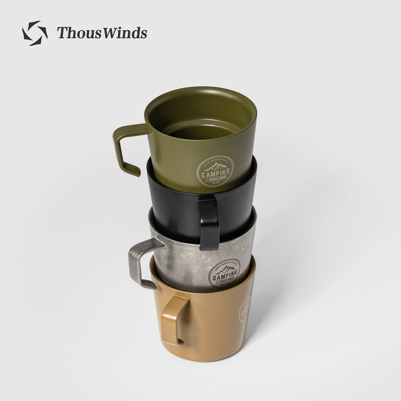 ThousWinds 250ml Double Wall Mug - Black