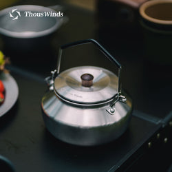 Thous Winds 0.6L Mini Stainless Steel Kettle - Black