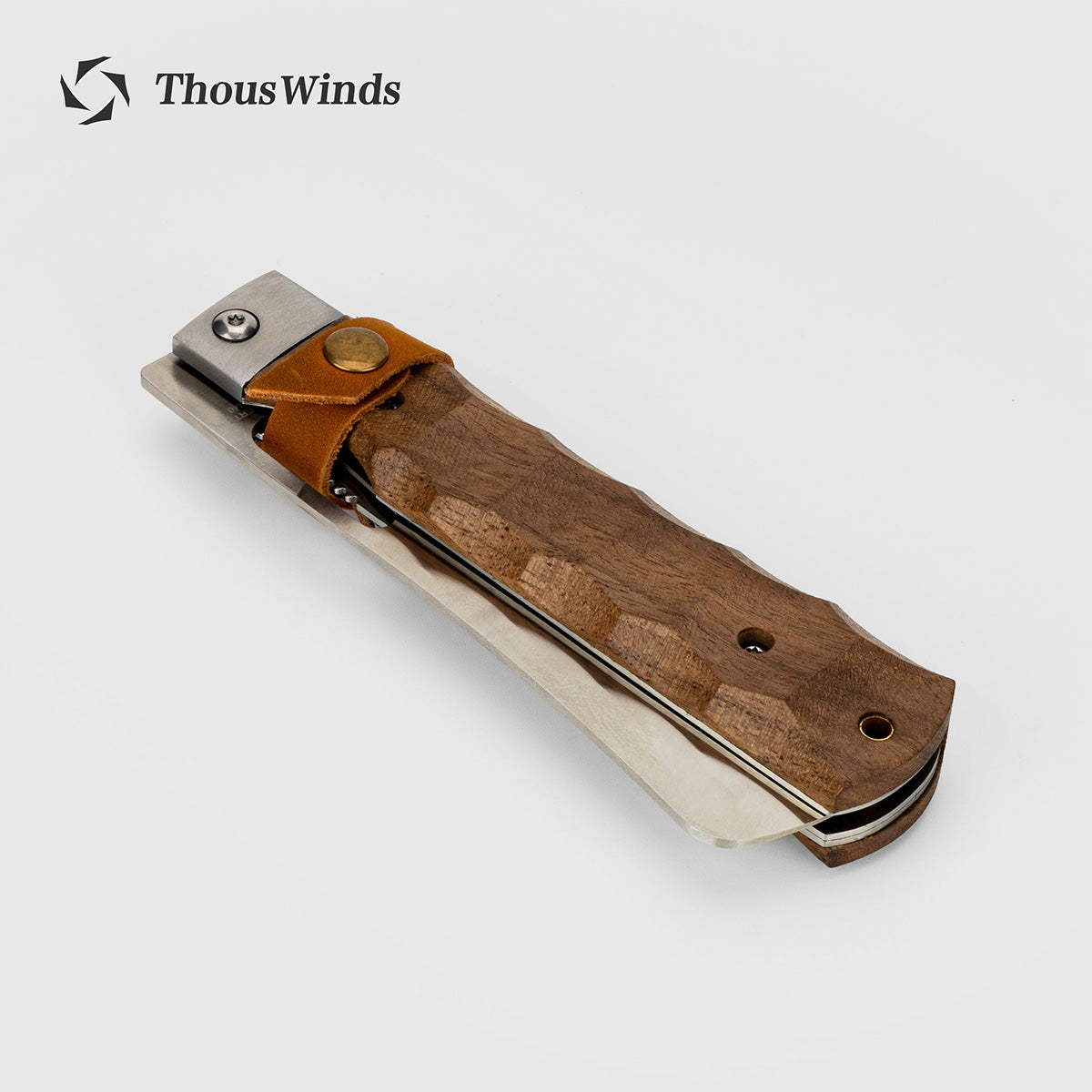 Thous Winds Woodcraft Kitchen Knife - Black Walnut