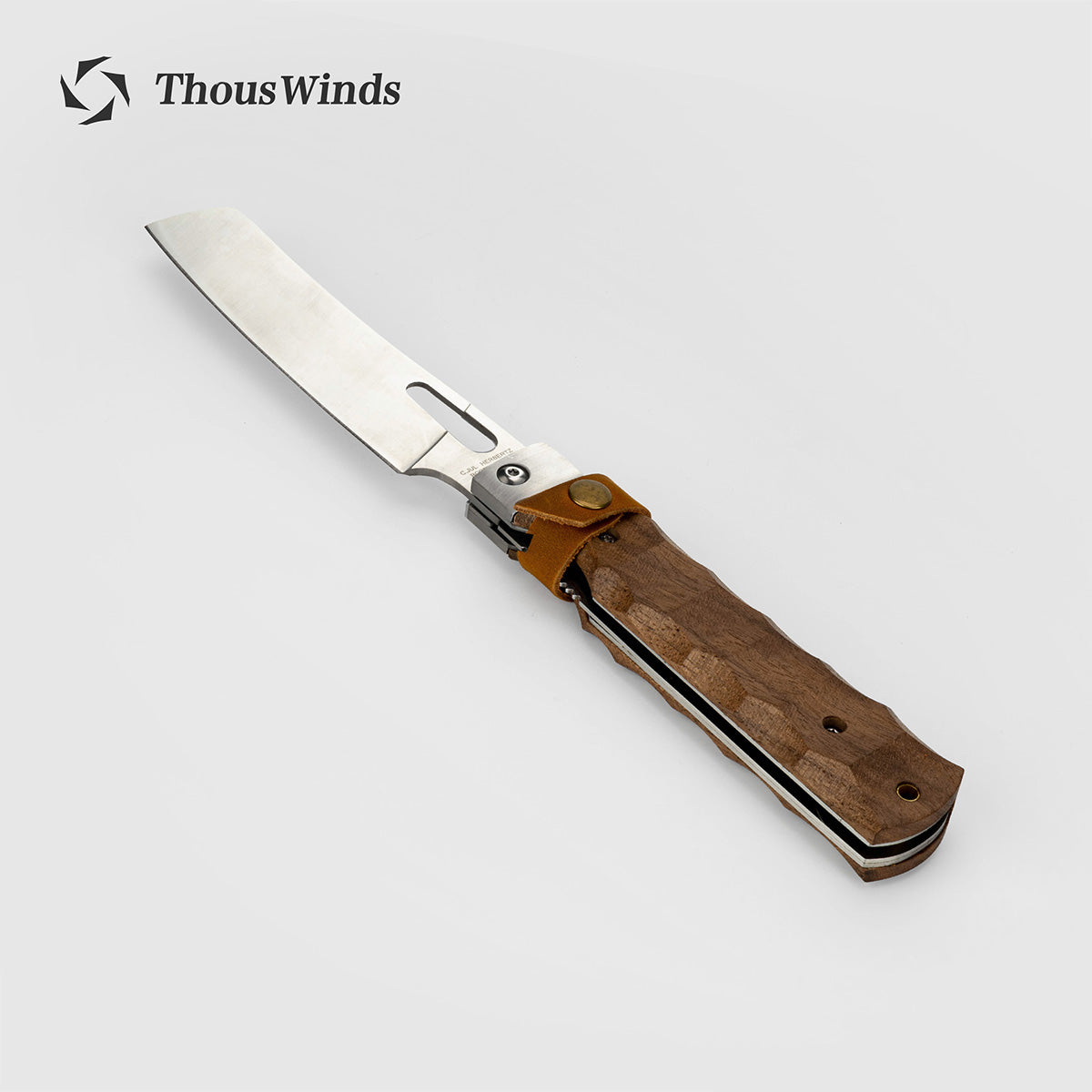 Thous Winds Woodcraft Kitchen Knife - Black Walnut