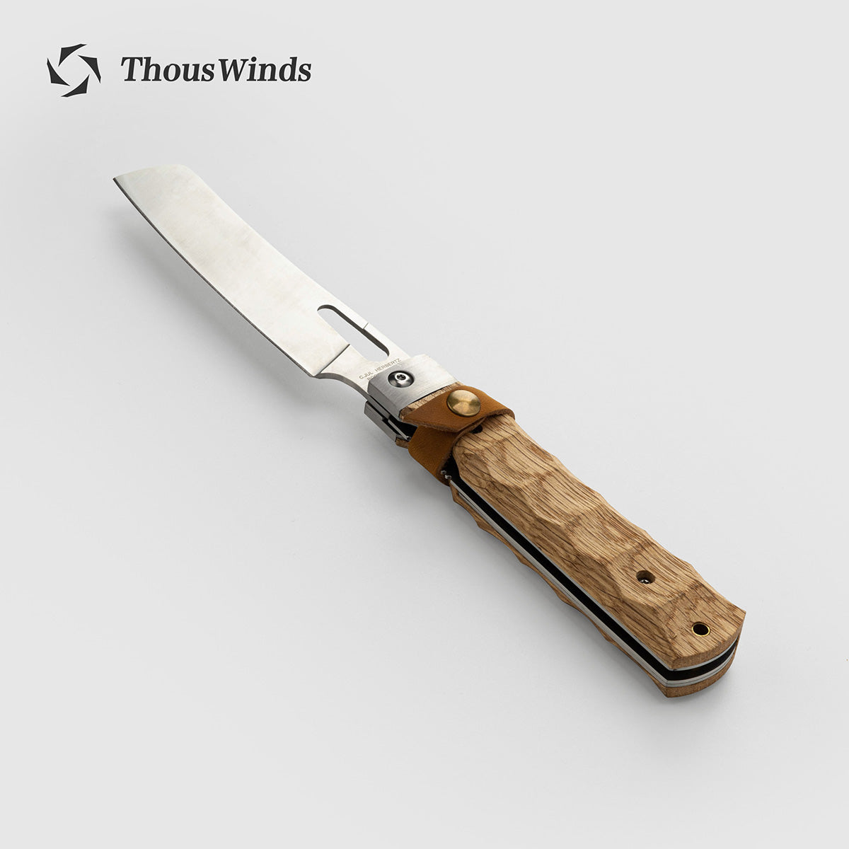 Thous Winds Woodcraft Kitchen Knife - Black Walnut