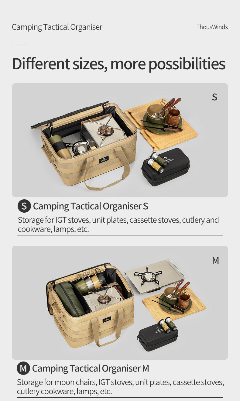 ThousWinds Camping Tactical Organiser S - Olive Green