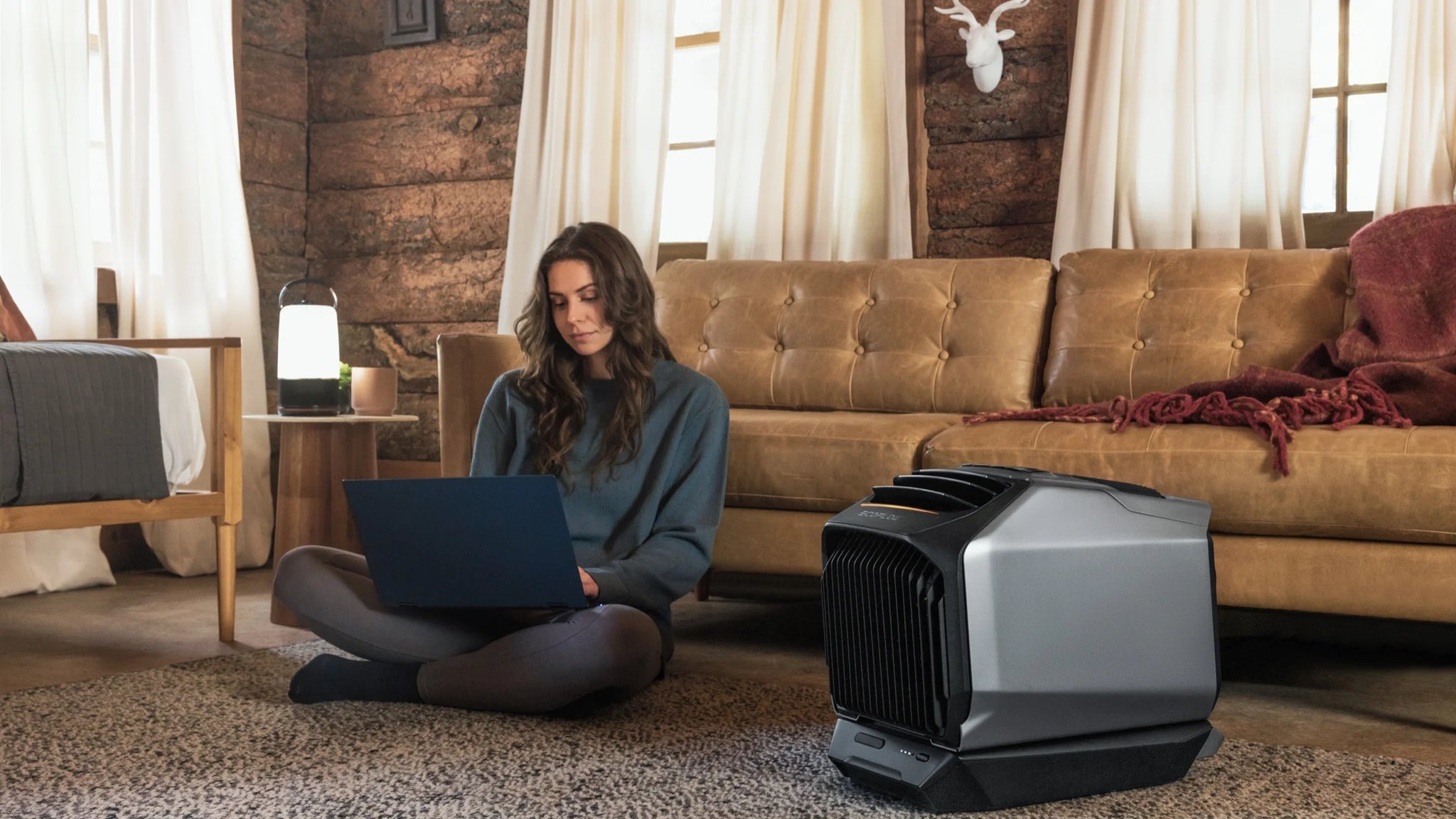 EcoFlow WAVE 2 Portable Air Conditioner with Battery Combo