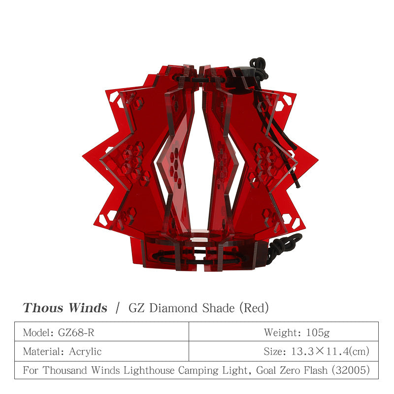 Thous Winds Goal Zero Diamond Shade - Red