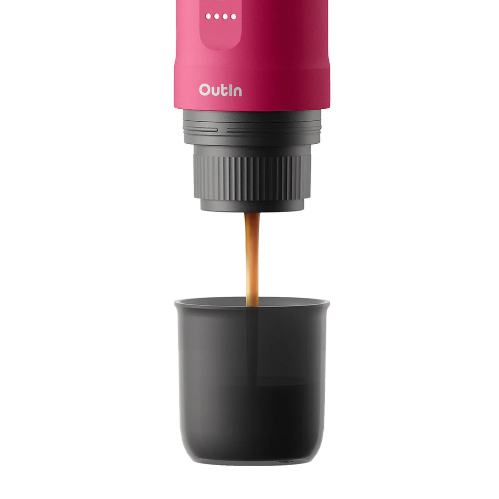 Outin Nano Portable Espresso Machine - Crimson Red