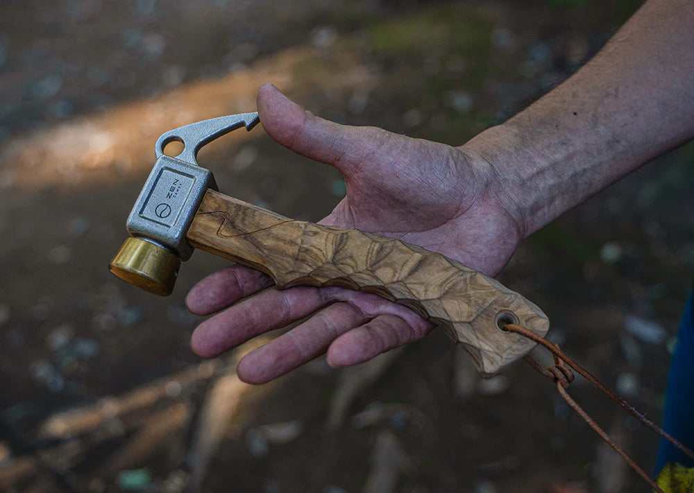 ZEN Camps Peg Hammer - Olive wood, Natural