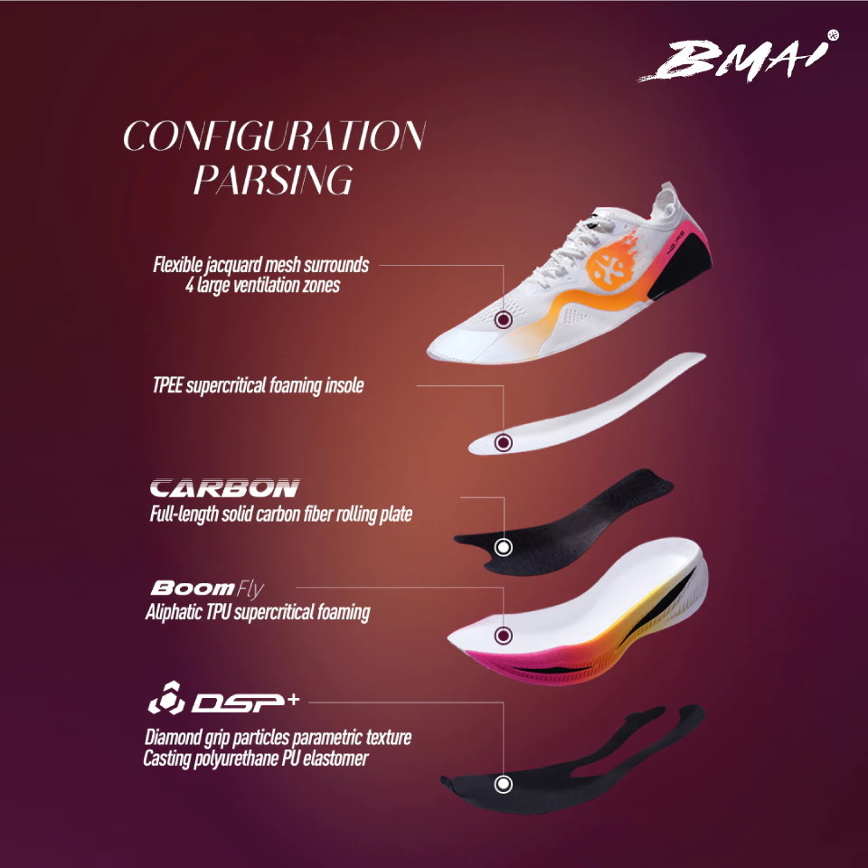 BMAI JINGTAN FLY MEN -WHITE (FOR ADVANCED RUNNER)