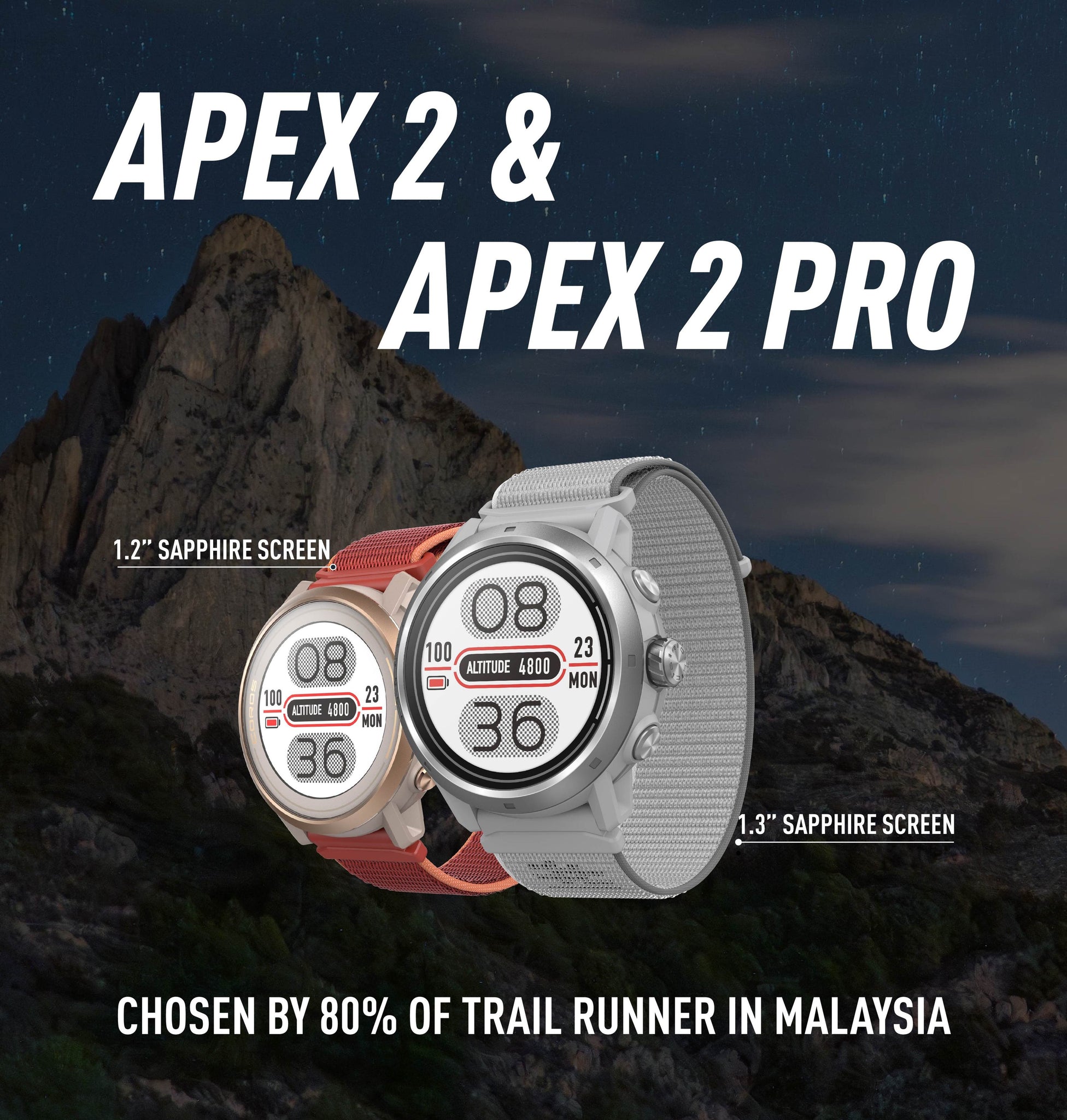 COROS Apex 2 PRO - Black