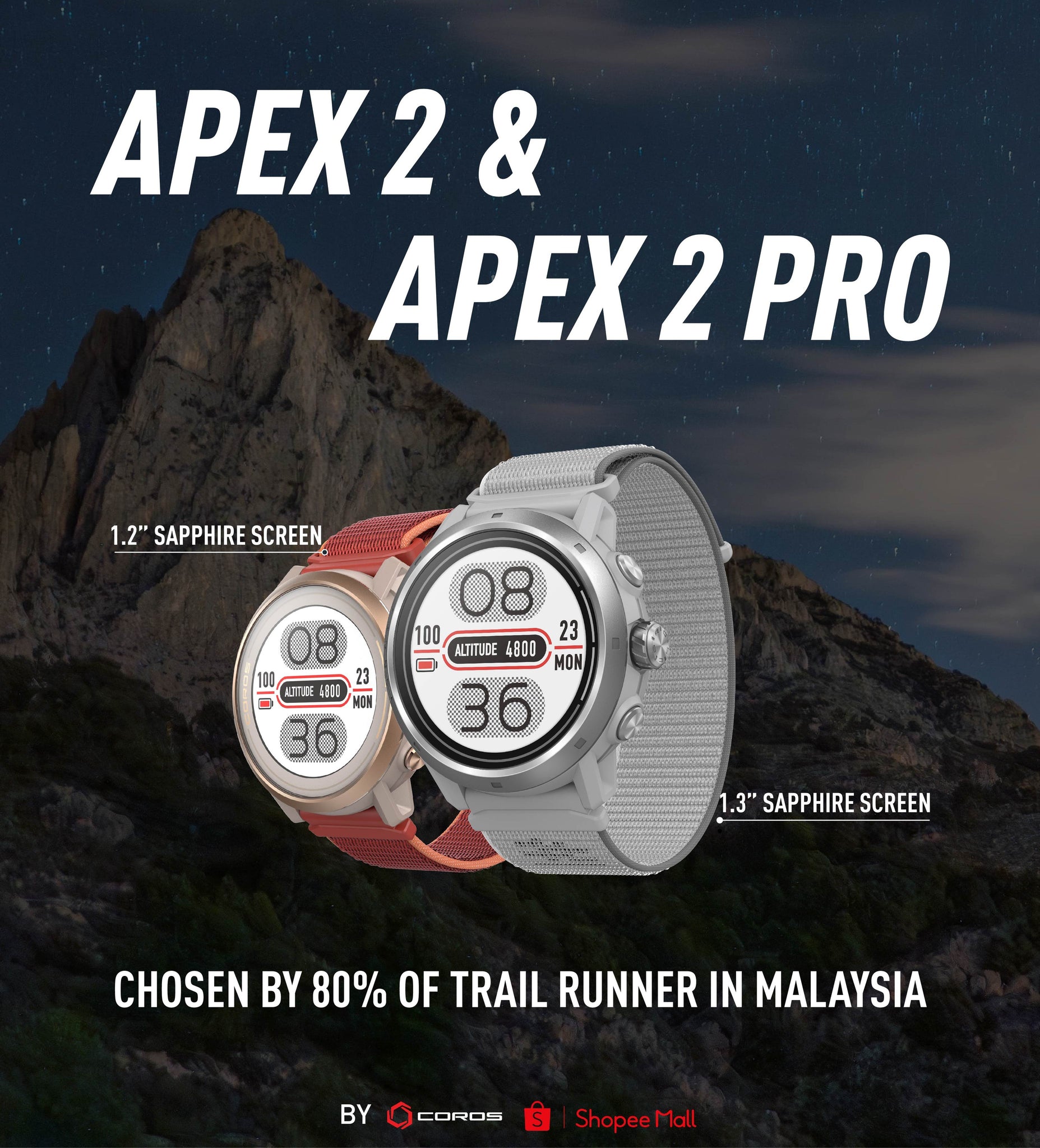 COROS Apex 2 PRO Grey