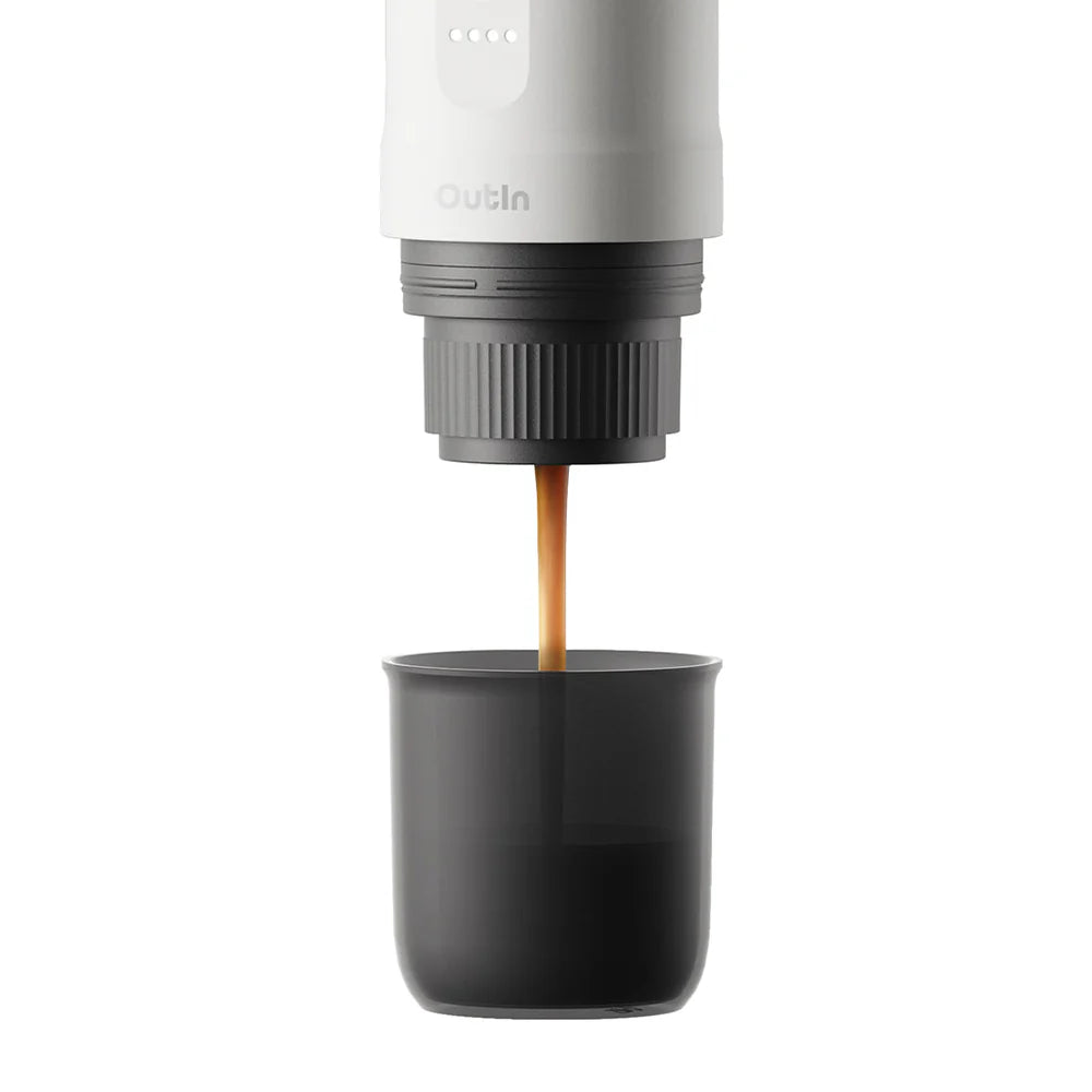 Outin Nano Portable Espresso Machine - Pearl White