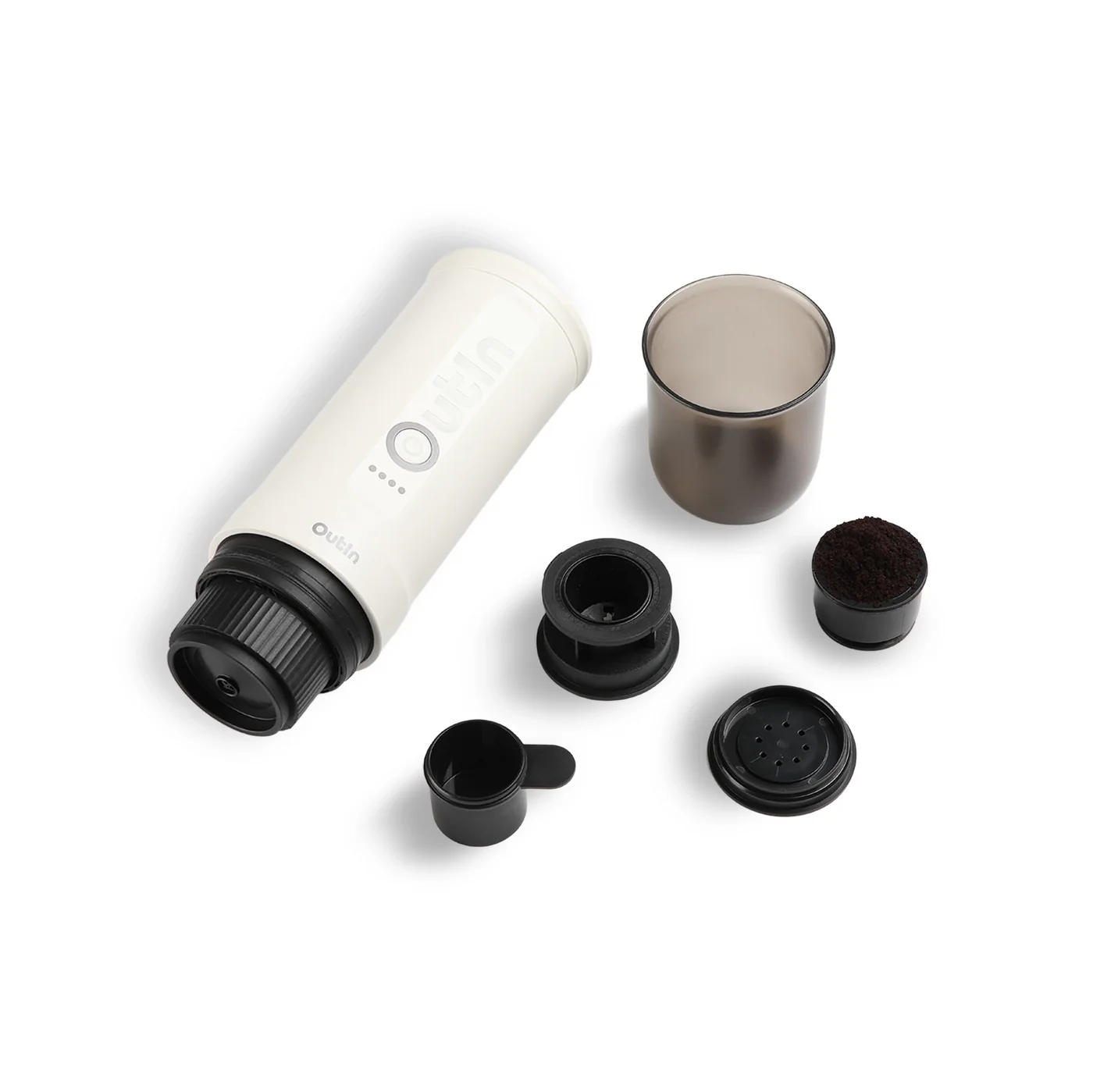 Outin Nano Portable Espresso Machine - Pearl White