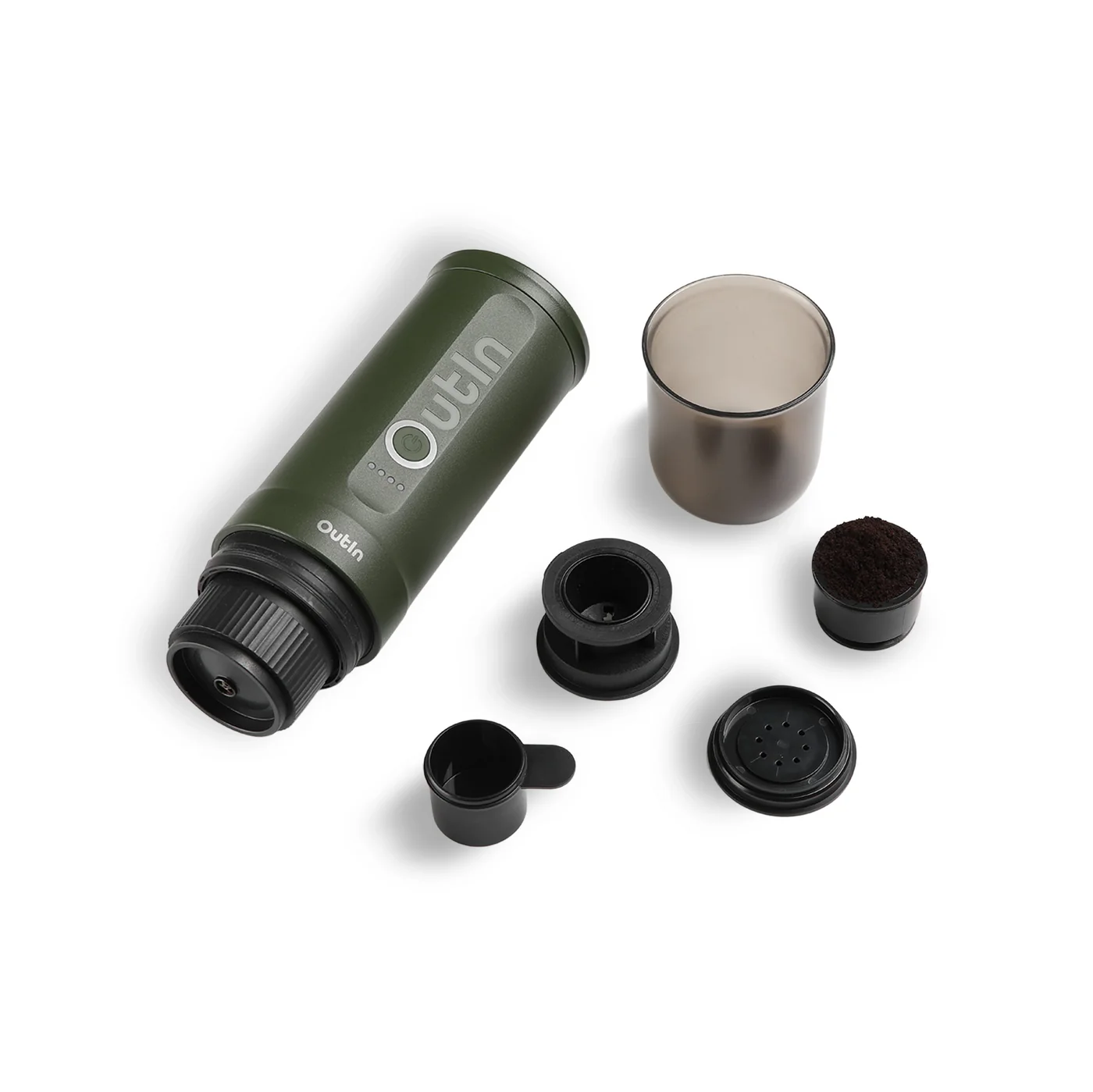 Outin Nano Portable Espresso Machine - Forest Green