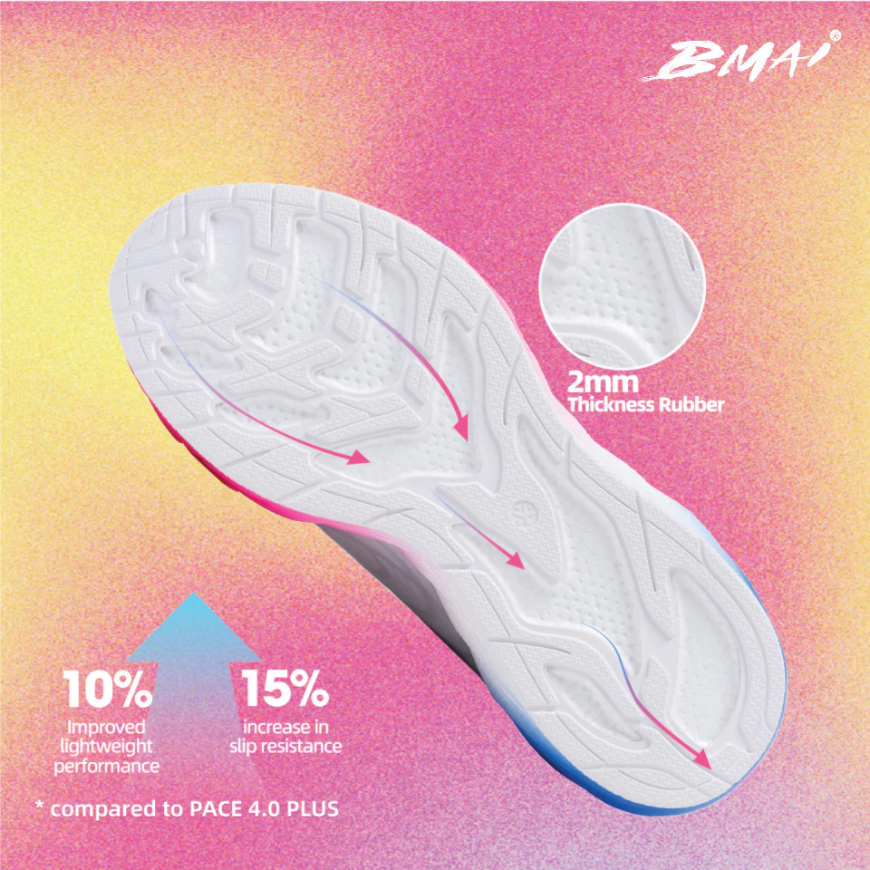 BMAI PACE 5.0 WOMEN - GREENGREY (FOR INTERMEDIATE RUNNER)