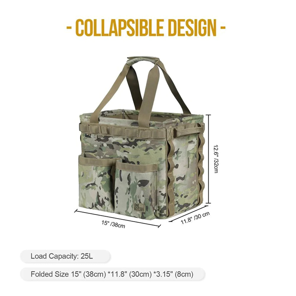 OneTigris Foldable Storage Box - Multicam