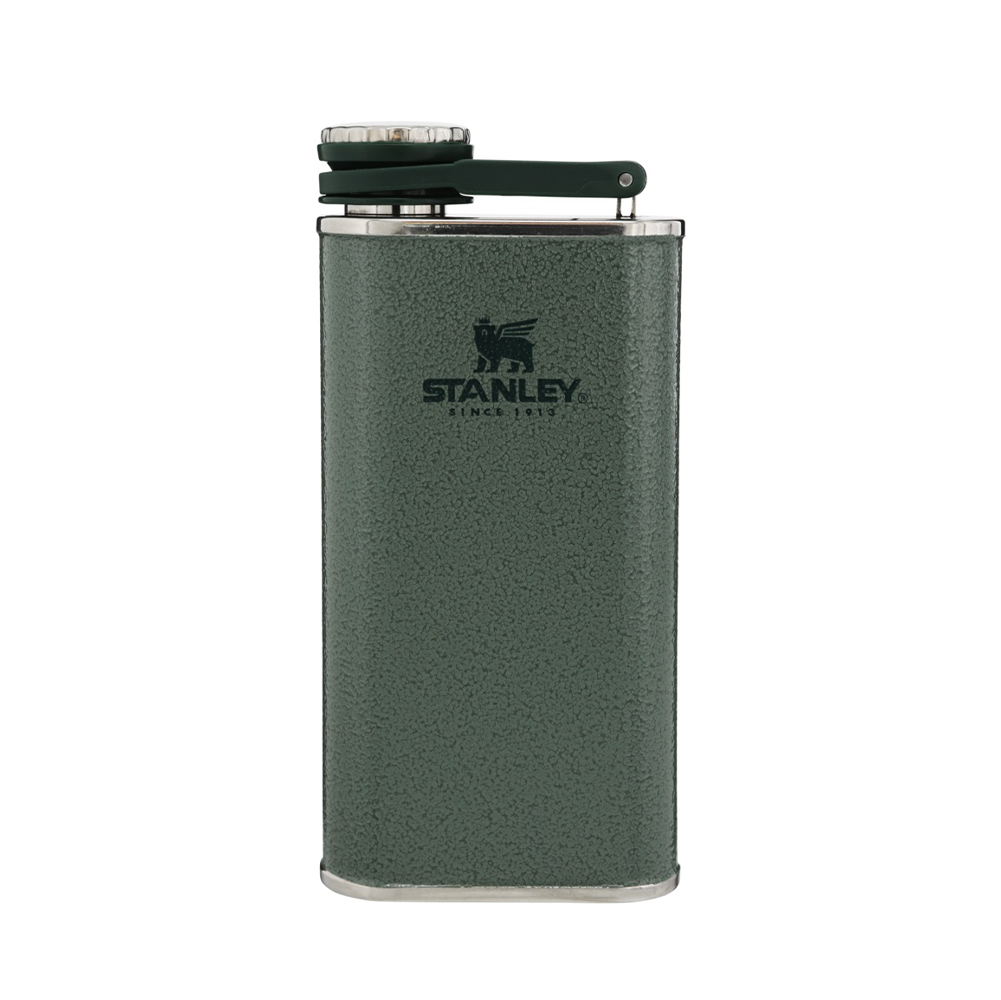 Stanley Classic Easy Fill 8oz Wide Mouth Flask - Hammertone Green