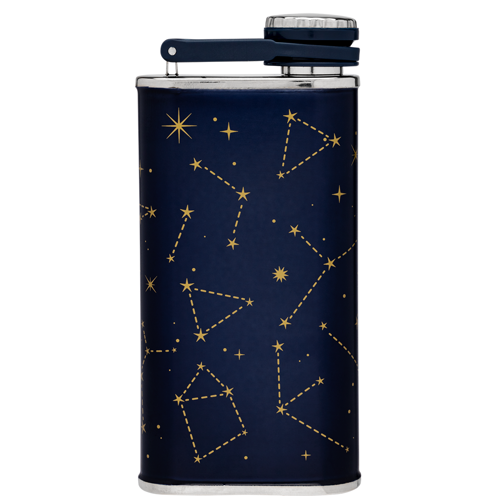 Stanley Classic Easy Fill 8oz Wide Mouth Flask - Stargazing