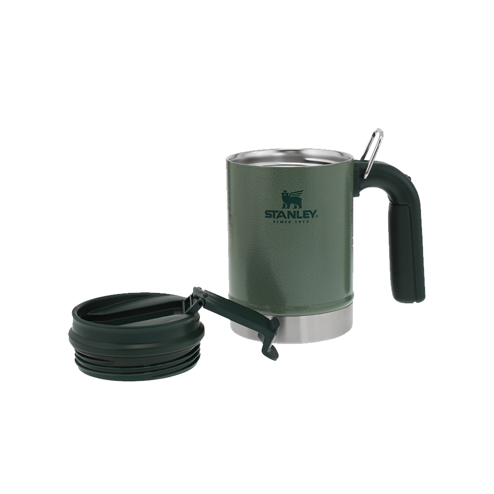 Stanley Classic Vacuum Steel Camp Mug 16oz Hammertone Green