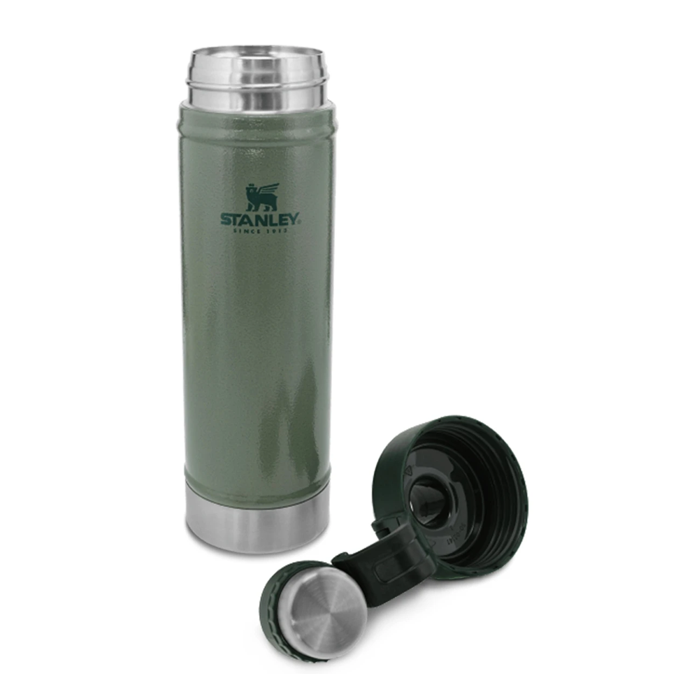 Stanley Classic Vaccum Water Bottle 20oz Hammertone Green