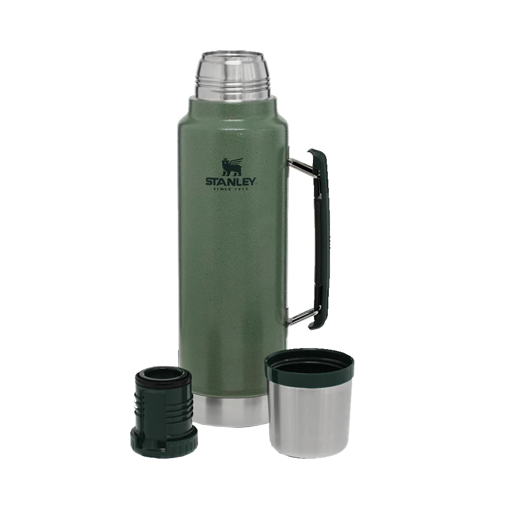 Stanley Classic Vacuum Bottle 1.5QT Hammertone Green