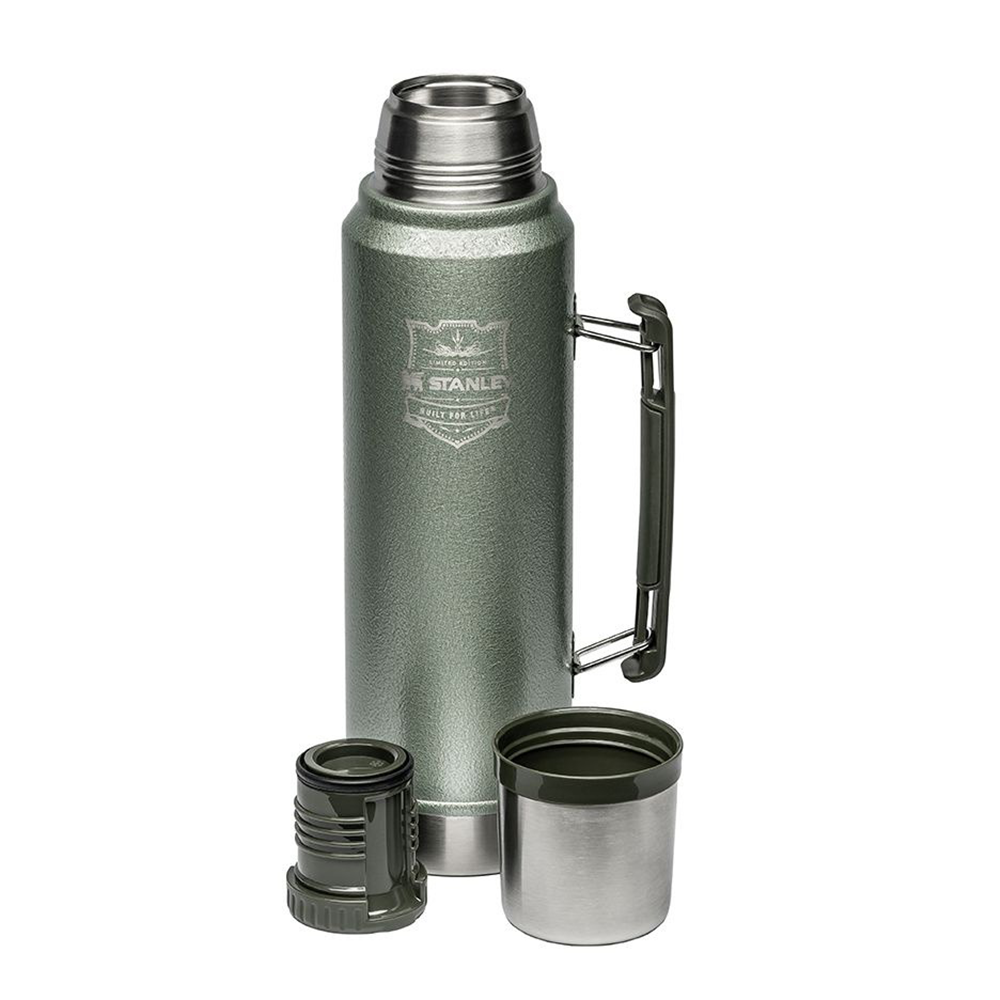 Stanley Limited Edition Classic Vacuum Bottle 108th Anniversary 1.1QT Hammertone Green