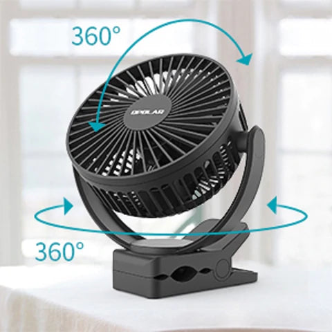 OPOLAR Clip On Fan | 5000mAh 5 inches