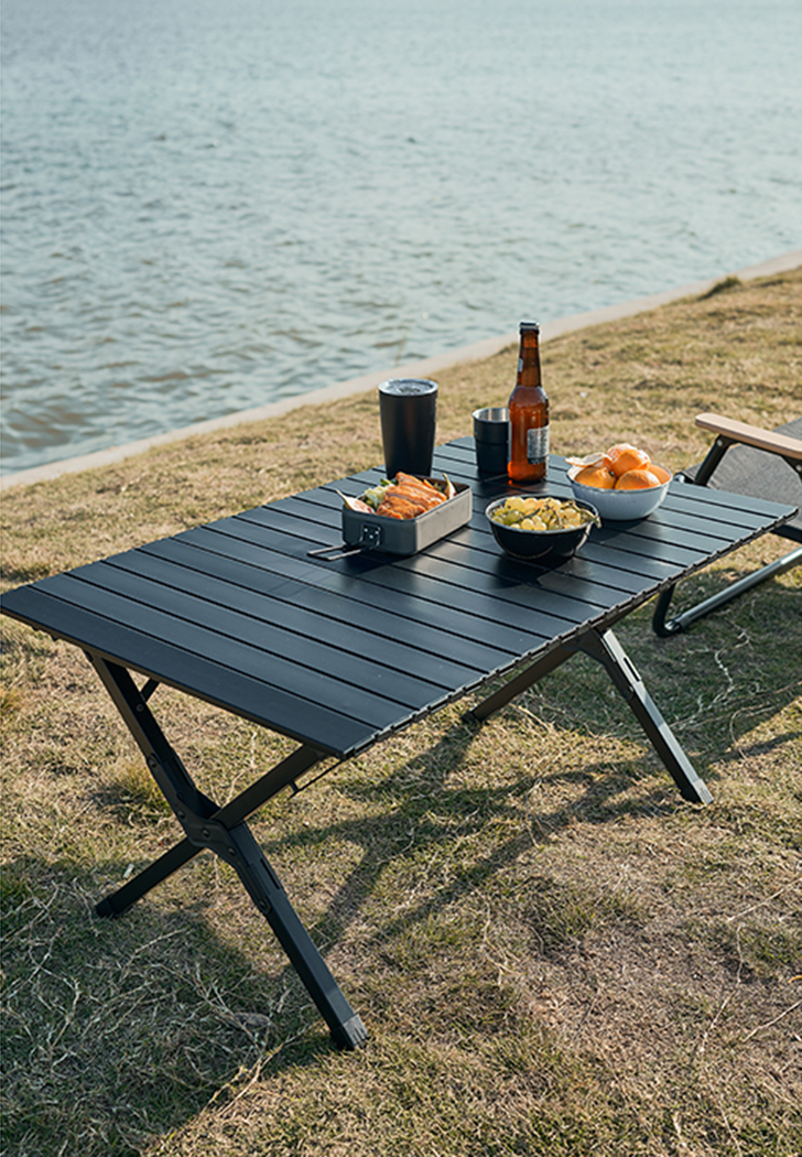 Mobi Garden Shan Jian Aluminum Omelet Table Small - Black