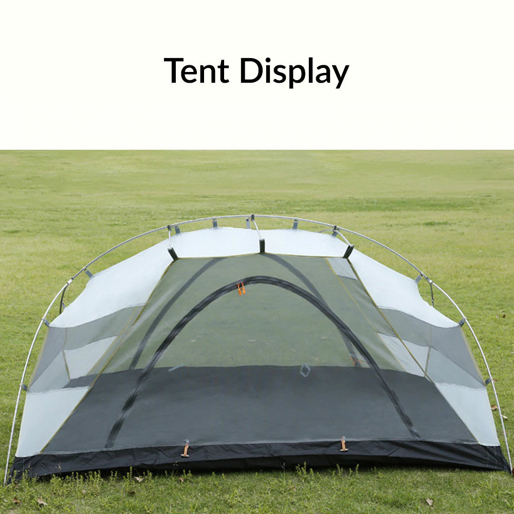 Hewolf 2 Person Camping Tent - Grey