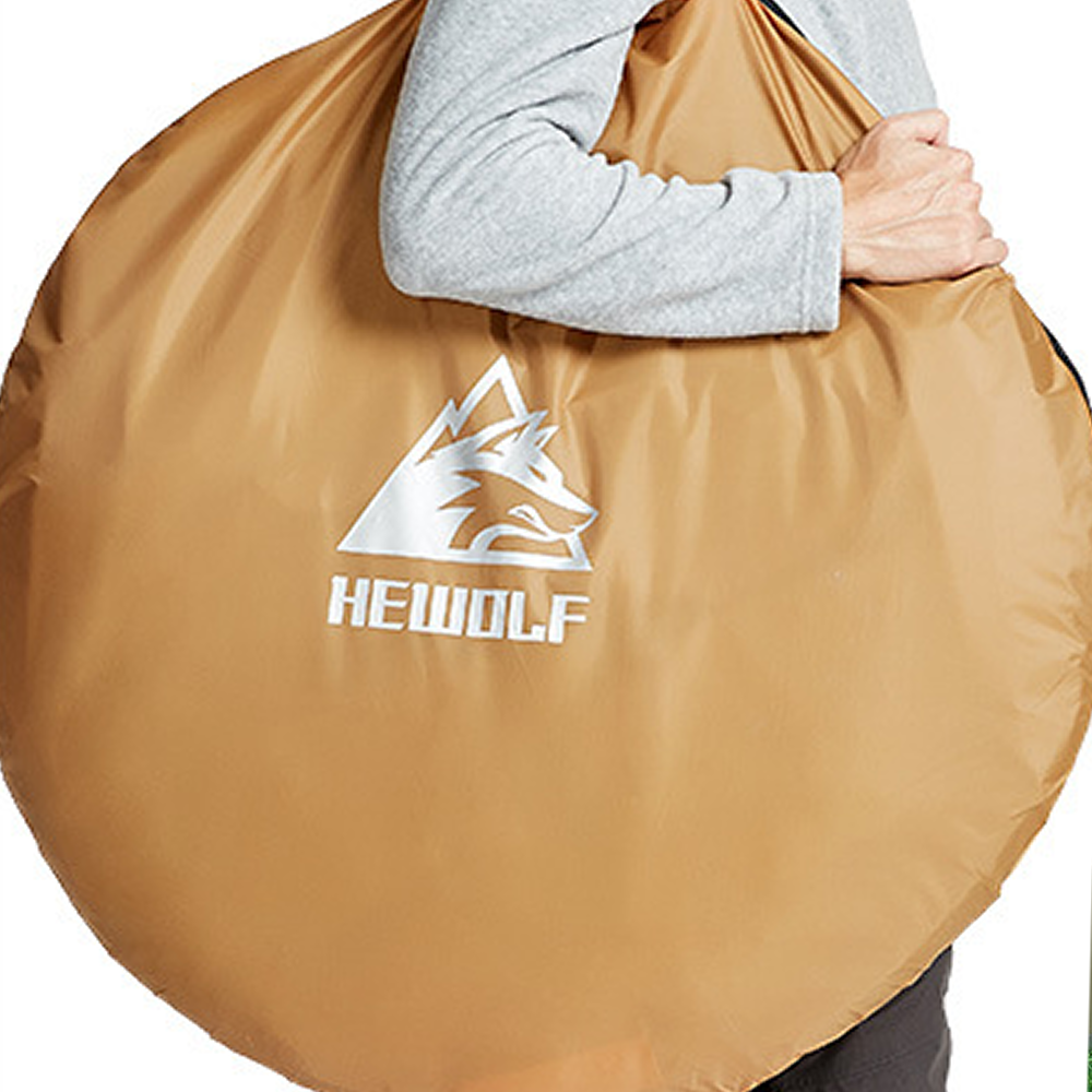 Hewolf Quick Tent 3-4 Person - Camel (easily portable)