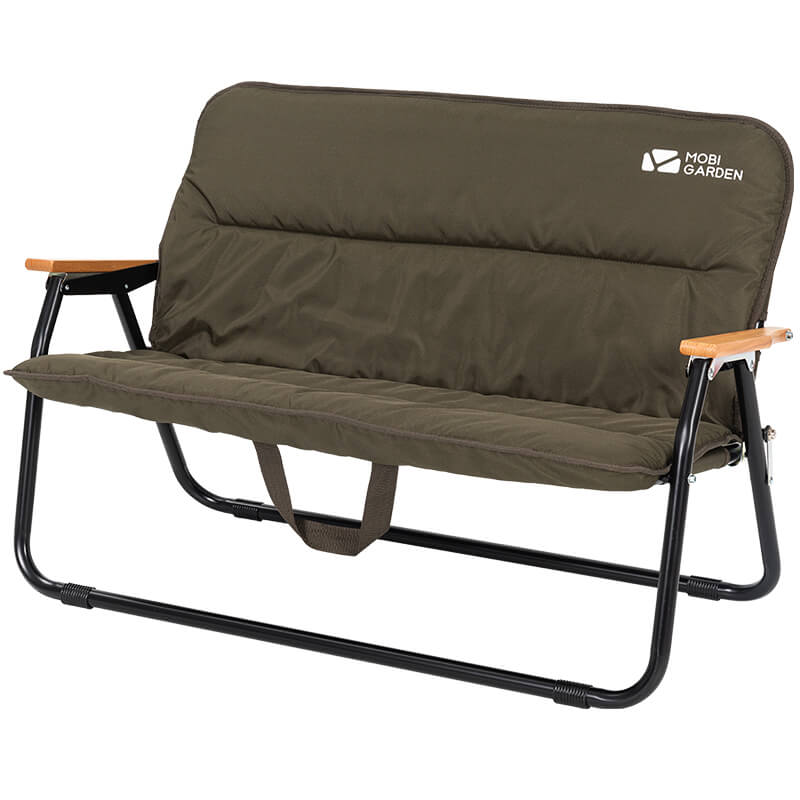 Mobi Garden Yun Mu Double Chair with cushion - Olive Green