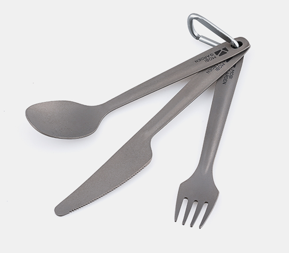 Mobi Garden Titanium Cutlery 3-in-1 set