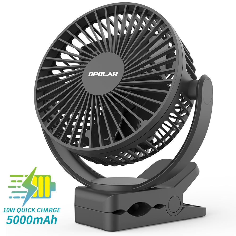 OPOLAR Clip On Fan | 5000mAh 5 inches