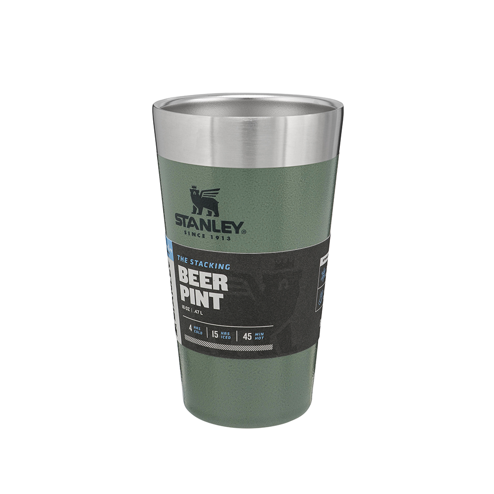 Stanley Adventure Vacuum Pint 16oz - Hammertone Green