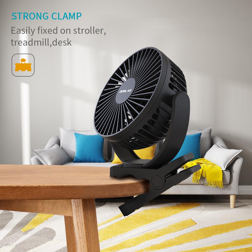 OPOLAR Clip On Fan | 5000mAh 5 inches