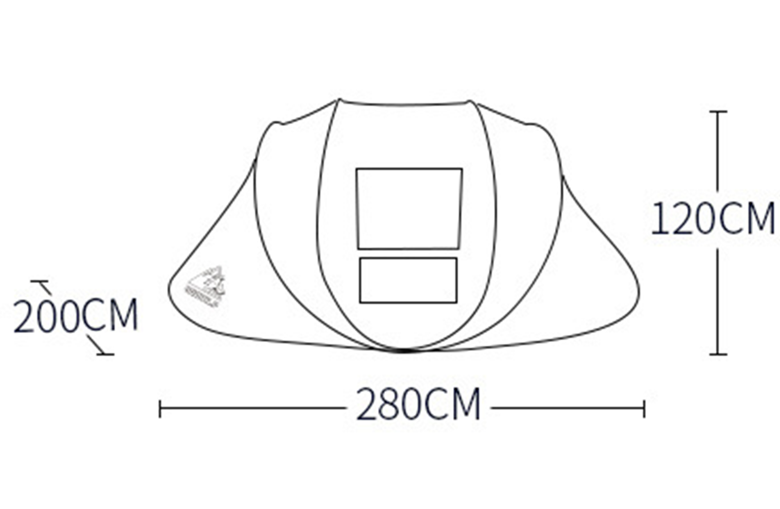 Hewolf Quick Tent  4-5 person