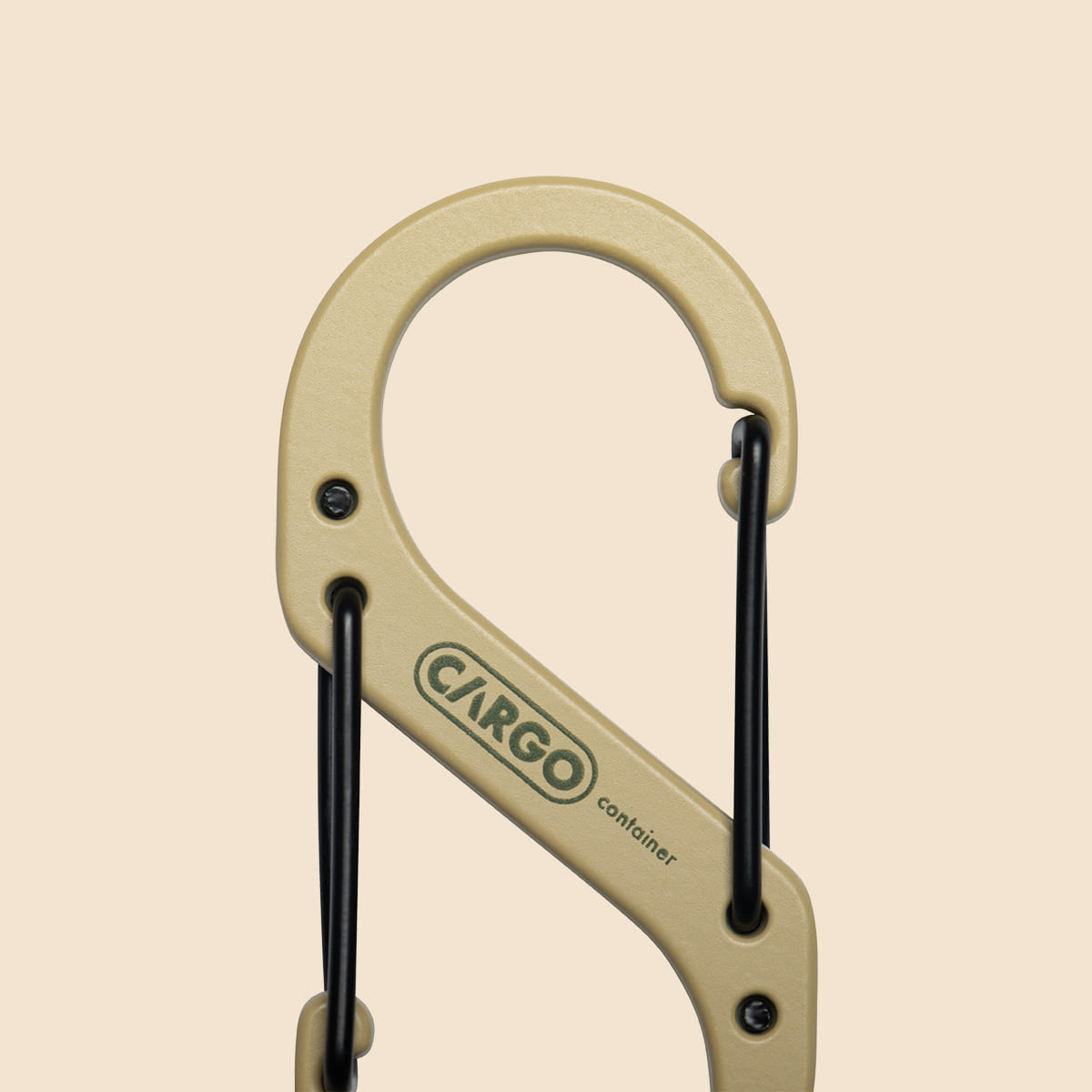 Cargo Container Hard Karabiner L - Beige