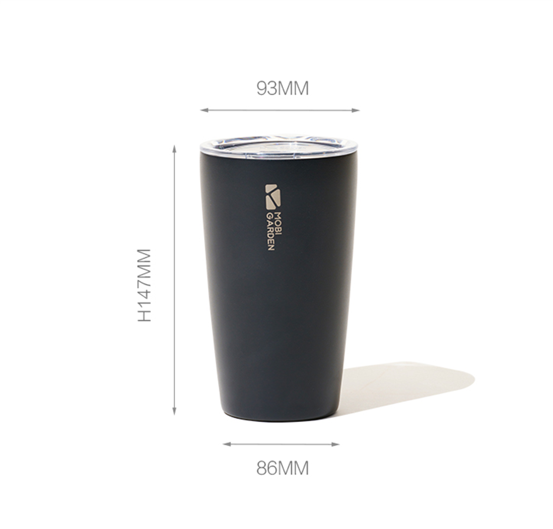 Mobi Garden Coffee Cup 350ML - Black