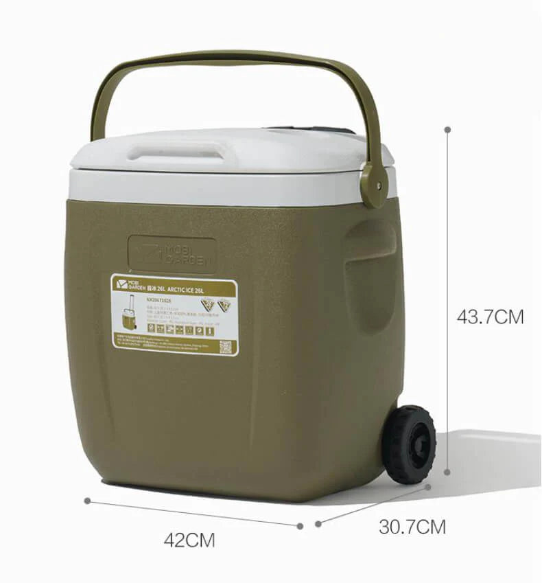 Mobi Garden Arctic Ice 26L Cooler Box - Khaki