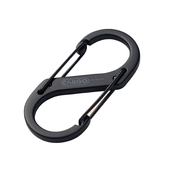 Cargo Container Hard Karabiner M - Black