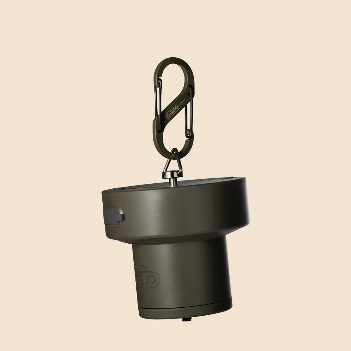 Cargo Container Hard Karabiner L - Khaki