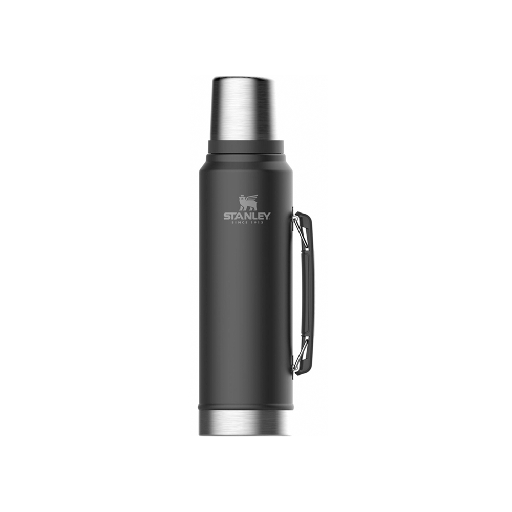  Stanley Classic Vacuum Bottle .47L (Matte Black) : Home &  Kitchen